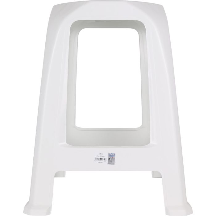 Taburete Multiusos Blanco 26x26x47 cm - Dem (12 Unidades) 1 Taburete Multiusos Blanco 26x26x47 cm - Dem (12 Unidades) 1