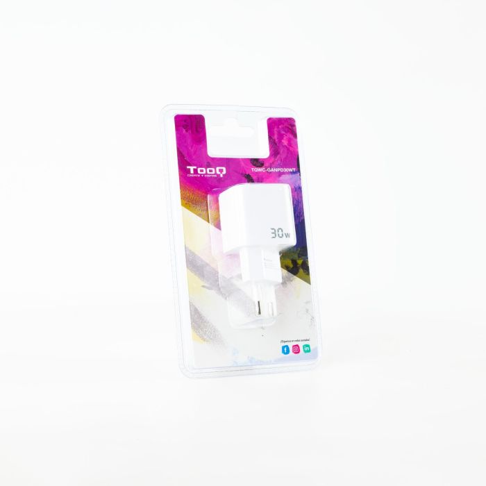 TOOQ CARGADOR DE PARED GAN USB-C/PD 30W 1 TOOQ CARGADOR DE PARED GAN USB-C/PD 30W 1