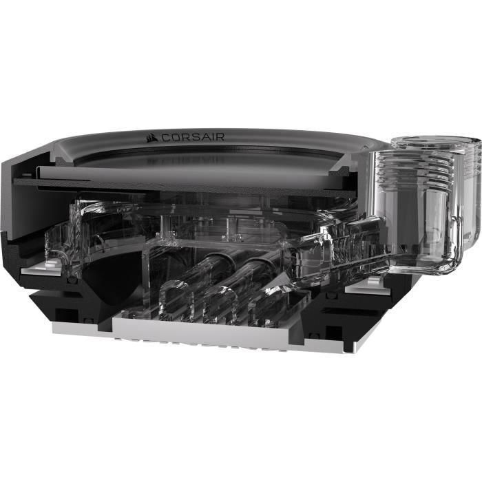 Refrigeración por agua - CORSAIR - iCUE XC7 RGB ELITE LCD para socket Intel 1700 y AMD AM4/AM5 - Negro 4