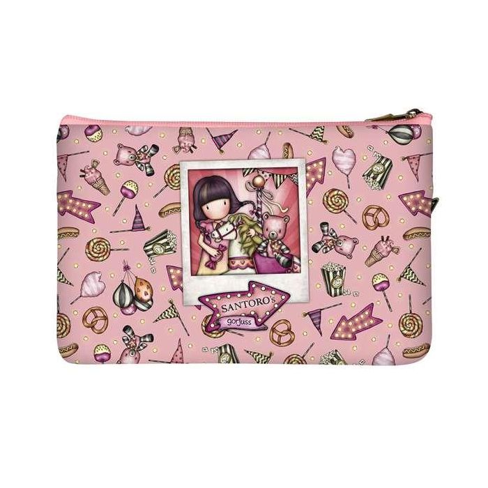 Estuche Escolar Gorjuss Carousel Salmón (23.4 x 15.5 x 1.5 cm) 1