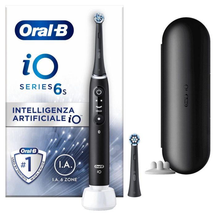 Oral-B iO Series 6s Cepillo Dental Eléctrico Vibratorio Black Lava con 5 Modos de Limpieza para Adultos 1 Oral-B iO Series 6s Cepillo Dental Eléctrico Vibratorio Black Lava con 5 Modos de Limpieza para Adultos 1