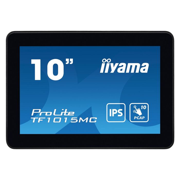 iiyama TF1015MC-B3 Monitor Táctil 10.1" HD (1280x800) IPS Multi-Touch HDMI DP USB Negro 1
