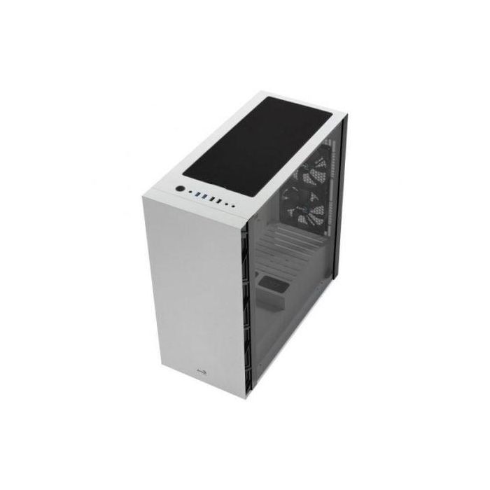 Caja Gaming Semitorre Aerocool Flo/ Blanca