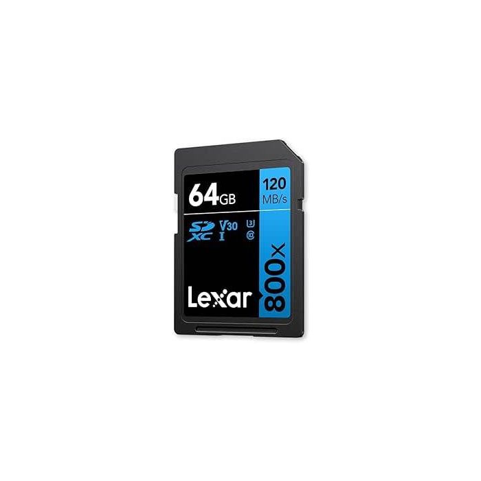 Lexar 64Gb Professional 800X Pro Sdxc Uhs-I Cards, Up To 150Mb/S Read, C10 V30 U3 Lexar 64Gb Professional 800X Pro Sdxc Uhs-I Cards, Up To 150Mb/S Read, C10 V30 U3