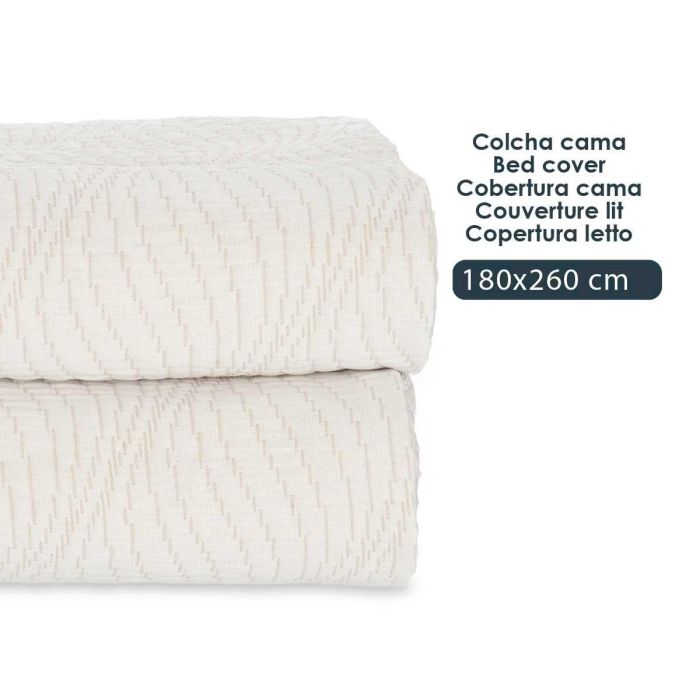Colcha Cama Agua Beige 180X260Cm Giftdecor (4 Unidades) 3 Colcha Cama Agua Beige 180X260Cm Giftdecor (4 Unidades) 3