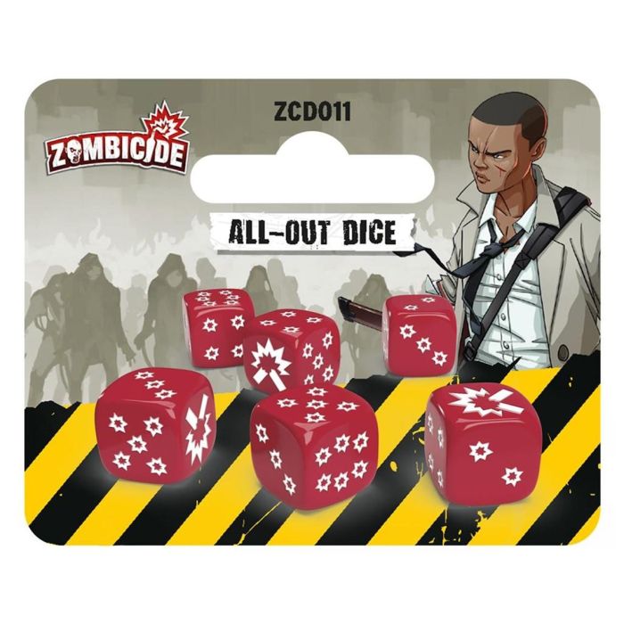 CMON CMZCD011ES Dados All-Out para Zombicide 2nd Edition