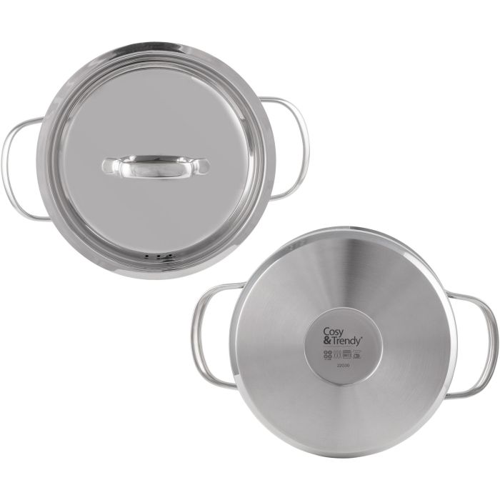 Cacerola - CÓMODA Y MODERNA - PARA USO DIARIO - Ø18 cm - Apta para todo tipo de cocinas, incluida la de inducción 1