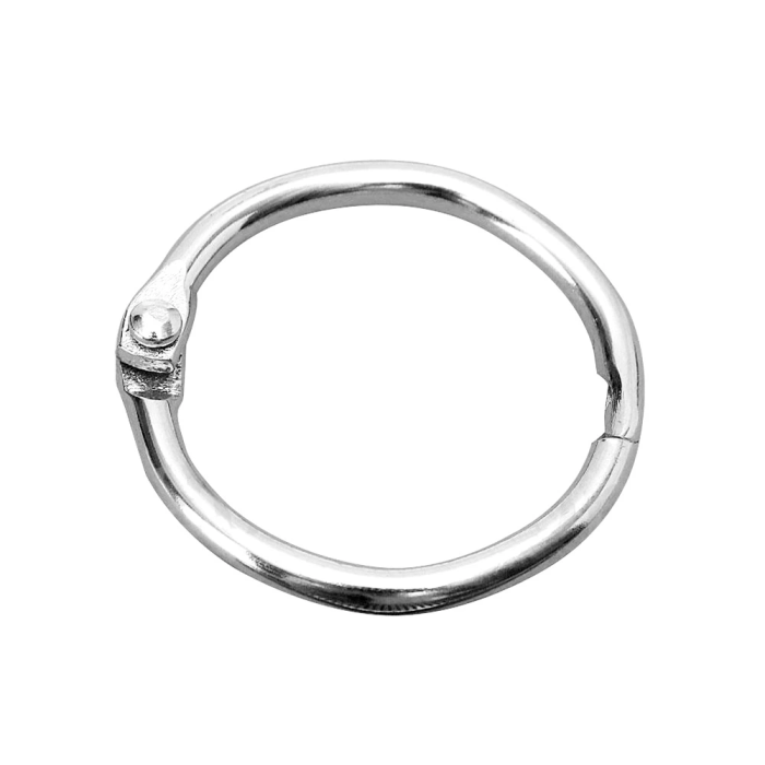 Liderpapel Anilla Bisagra N.2 Niquelada Diámetro 30 mm Caja de 20 Unidades 4 Liderpapel Anilla Bisagra N.2 Niquelada Diámetro 30 mm Caja de 20 Unidades 4