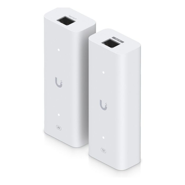 Ubiquiti PoE Over 2-Wire Retrofit Extender, 10/100 MbE, PoE++, Polycarbonate, White 1