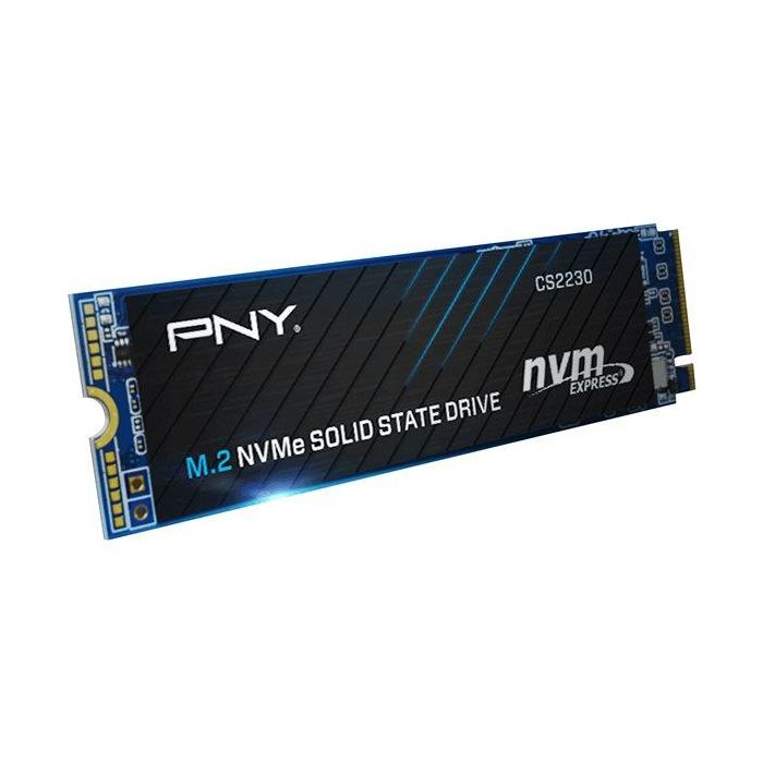 PNY CS2230 Disco Estado Sólido (SSD) 500GB M.2 PCIe Gen3 NVMe 3D NAND Lectura 3300 MB/s Escritura 2500 MB/s 1