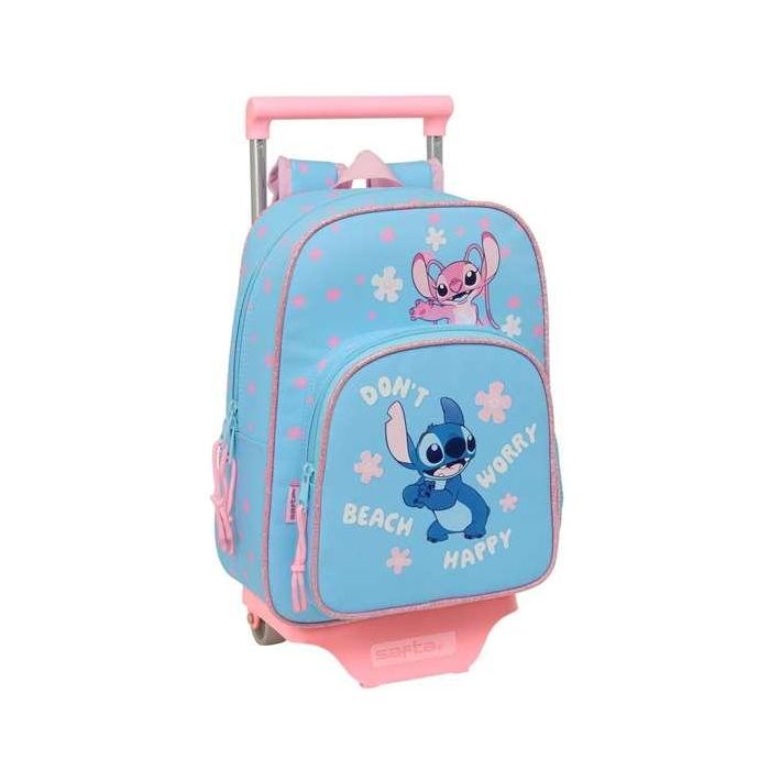Safta Mochila Mod. 185 Con Carro 705 Stitch Happy 340x260x110 mm Safta Mochila Mod. 185 Con Carro 705 Stitch Happy 340x260x110 mm