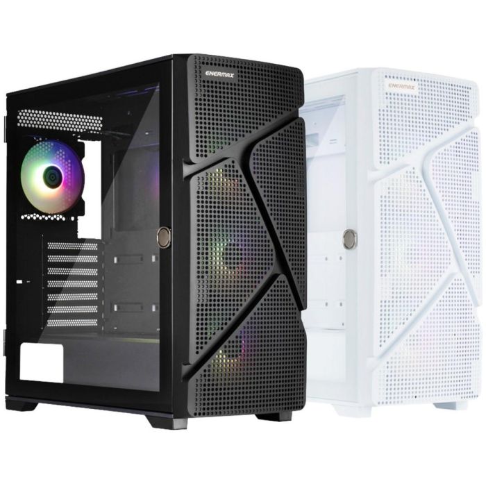 Enermax Caja PC MarbleShell MS31 ARGB White Vidrio Templado ATX EATX Micro ATX Mini-ITX 1