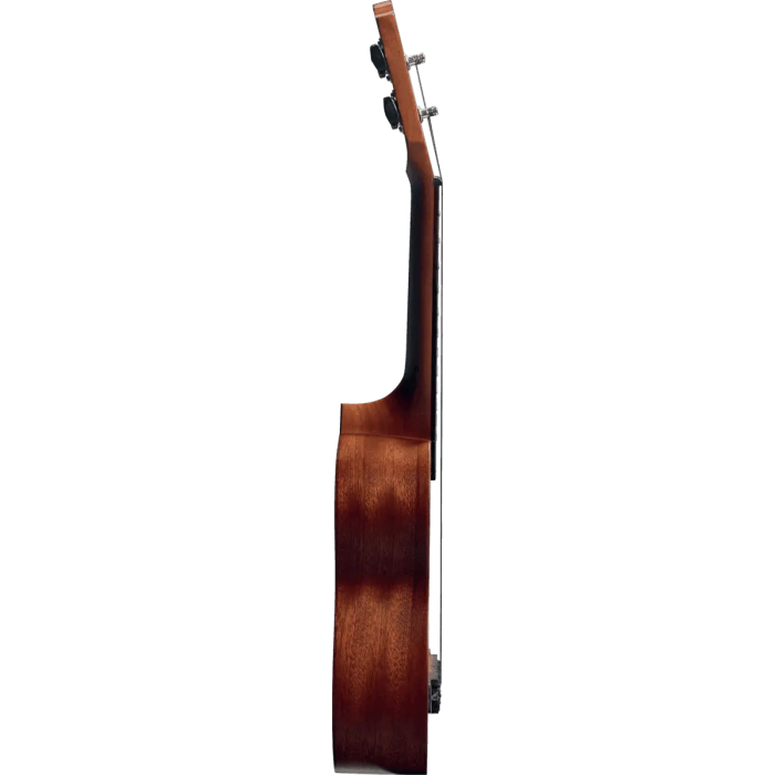 LAG Ukelele Lâg Tiki Uku Soprano Acabado Satinado Cuerpo Sapele Diapasón Palo de Rosa 12 Trastes Funda Incluida 2