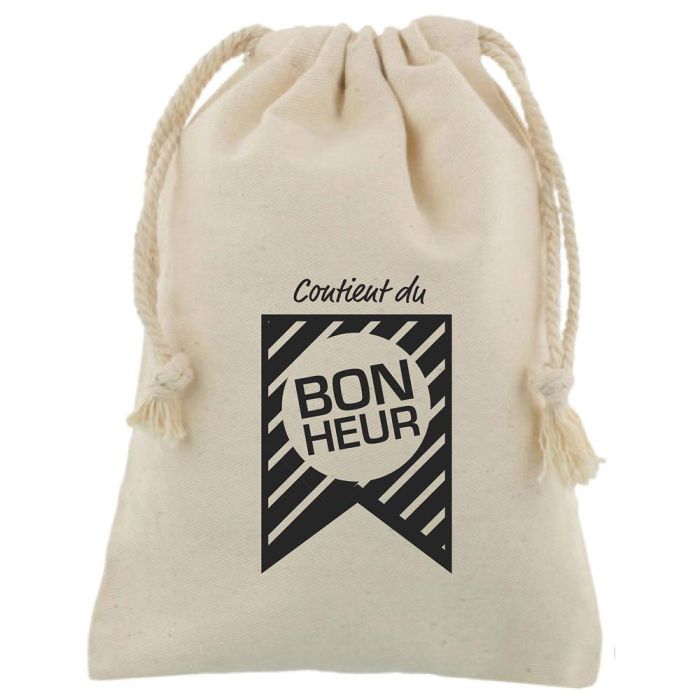 Party Time Bolsa Party Time 23x34 cm Bolsa de Algodón Reutilizable Ecológica con Cierre de Cuerda para Regalos 3