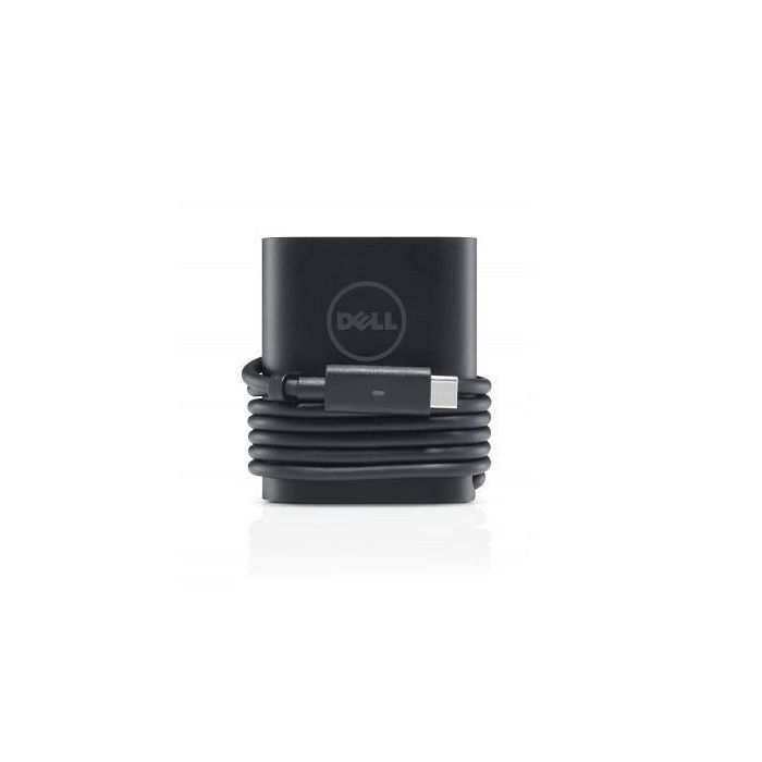 Dell Adaptador de Corriente AC 30W Tipo-C Original para Portátiles Dell, Conexión Europea, Ideal Carga Rápida en Hogar y Viajes