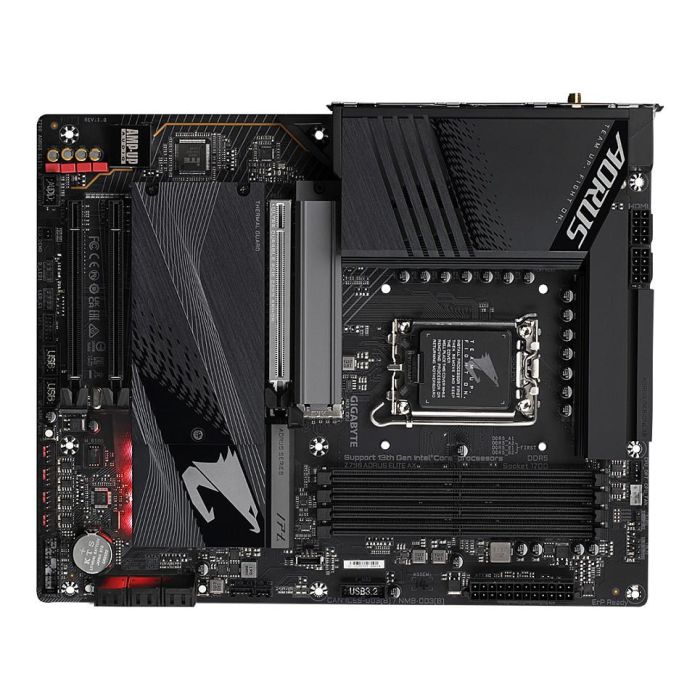 GIGABYTE Z790 AORUS ELITE AX Placa base - Soporta CPUs Intel 14ª Gen, DDR5, Wi-Fi 6E, LGA 1700, ATX 4