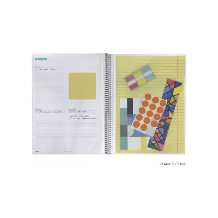 Planificador De Clases Finocam Del Docente Espiral Tapa Pp S/V 230X310 Con Goma No Fechado 5