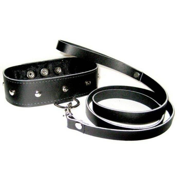 Collar y Correa De Piel Sportsheets ss432-02 Collar y Correa De Piel Sportsheets ss432-02
