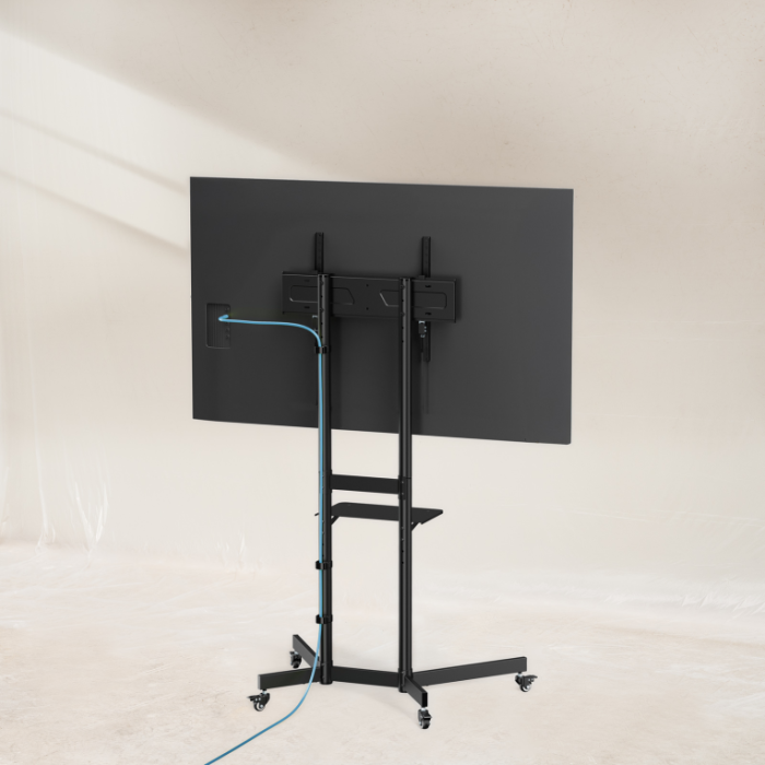 TooQ Soporte de Suelo Inclinable con Ruedas KEFRÉN FS1150M-B para TV de 37-70" / hasta 70kg 4