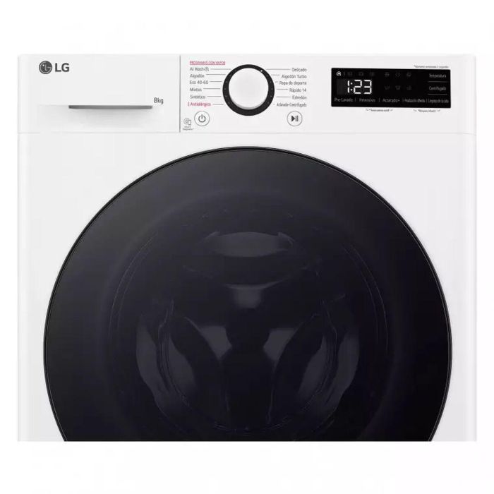 Lavadora LG F2WR5S08AGW 60 cm 1200 rpm 8 kg A Vapor 5