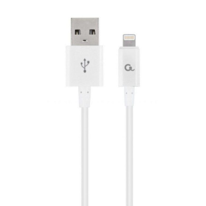 Cable Lightning Cablexpert CC-USB2P-AMLM-2M-W Cable Lightning Cablexpert CC-USB2P-AMLM-2M-W