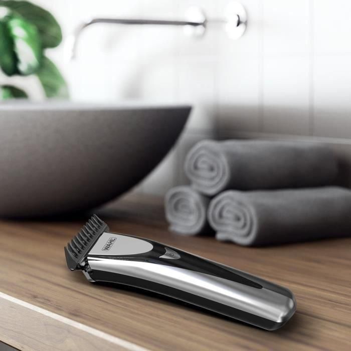 Cortapelos multifunción WAHL Elite Groom - 240 V - 150 min - Plateado/Negro 5 Cortapelos multifunción WAHL Elite Groom - 240 V - 150 min - Plateado/Negro 5