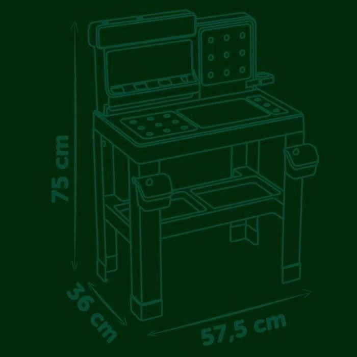 Black&Decker Bricolo Pro Mesa de Trabajo para Niños a Partir de 3 Años Plástico 4