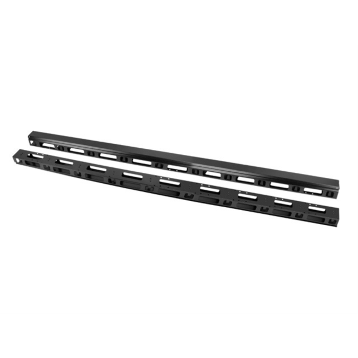 Lanberg AK-1211-B Panel de Gestión de Cables para Bastidor, Acero Negro, 2 Piezas Lanberg AK-1211-B Panel de Gestión de Cables para Bastidor, Acero Negro, 2 Piezas
