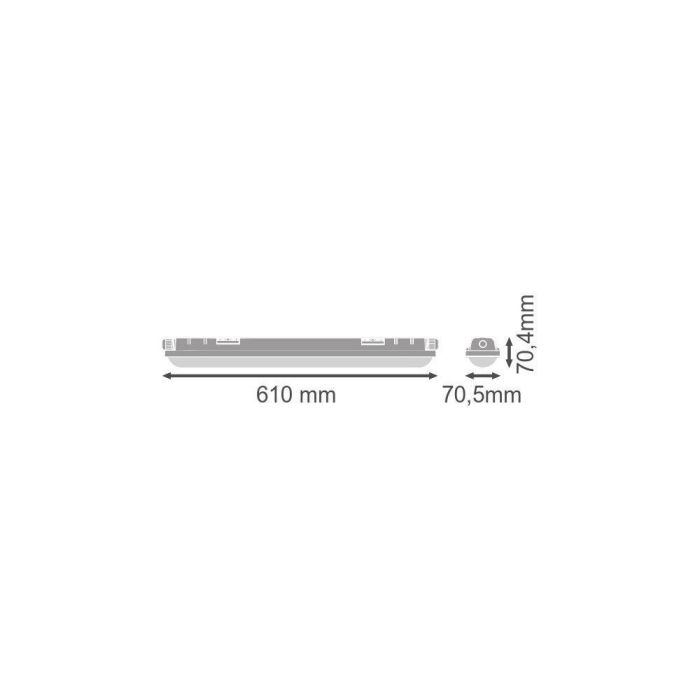 [LVE-4099854080340] Equipo Estanco LED LEDVANCE 21W 2520Lm 6500K 120 ° IP65 [LVE-4058075463844 1