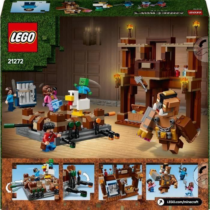 LEGO Minecraft 21272 The Woodland Manor Ring - Juego de construcción para niños a partir de 10 años 5