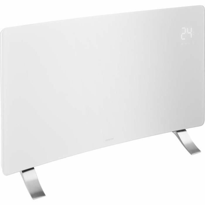 Radiador de cristal Wi-Fi inteligente - SENCOR - SCF 4740WH - 2400 W - 2 niveles - Termostato - Blanco 2