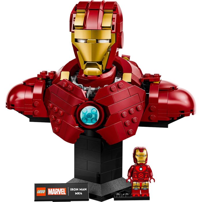 LEGO 76327 Marvel Busto de Iron Man MK4 - Set de construcción para adultos 1 LEGO 76327 Marvel Busto de Iron Man MK4 - Set de construcción para adultos 1