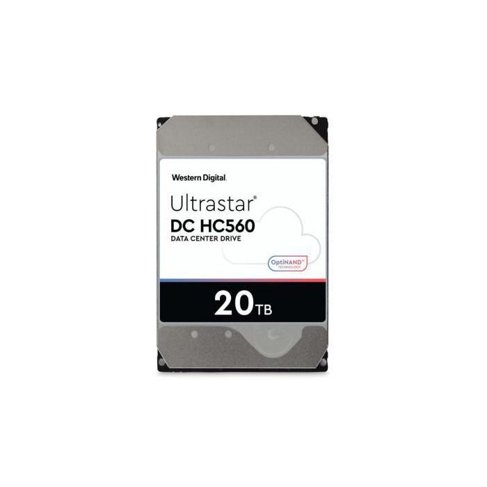 Western Digital Ultrastar DC HC560 Disco Duro Interno HDD 20TB 7200rpm SATA 6Gb/s 3.5" con OptiNAND para Centro de Datos