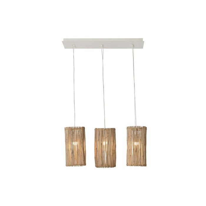 Lampara Techo Tropical DKD Home Decor Blanco Natural 20 x 40 x 20 cm 1 Lampara Techo Tropical DKD Home Decor Blanco Natural 20 x 40 x 20 cm 1
