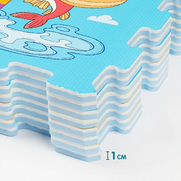 Alfombra de juego Colorbaby Marino EVA 8 Piezas (4 Unidades) 4 Alfombra de juego Colorbaby Marino EVA 8 Piezas (4 Unidades) 4