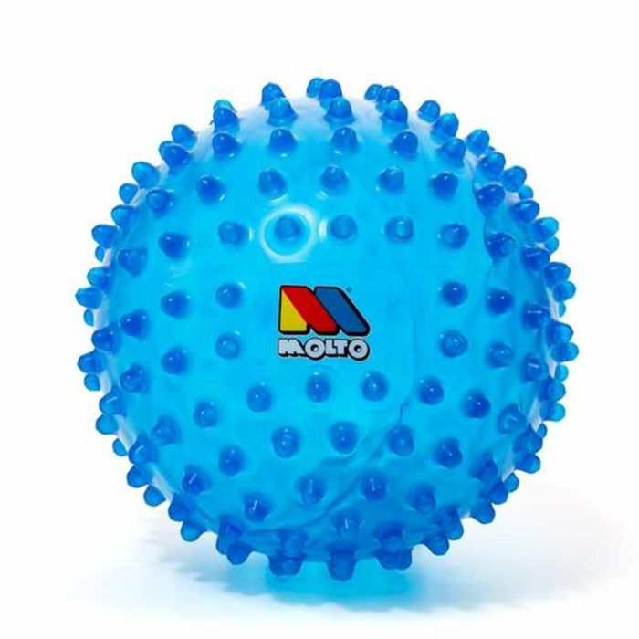 Bola sensorial 20 cm azul. con colores y textura suave para la diversión y aprendizaje de los bebes. Bola sensorial 20 cm azul. con colores y textura suave para la diversión y aprendizaje de los bebes.