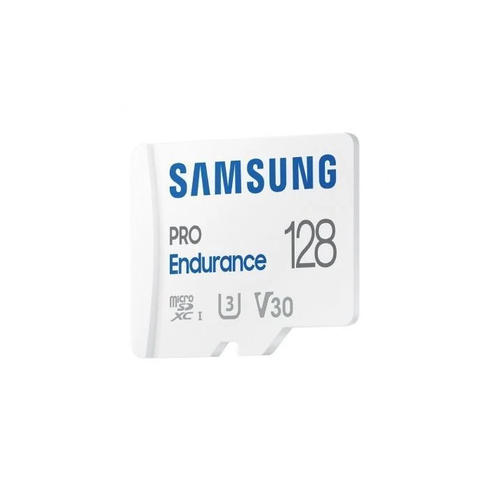 Samsung MB-MJ128KA/EU Tarjeta de Memoria microSD PRO Endurance 128GB Clase 10 U3 V30 con Adaptador SD, Resistencia Extrema Grabación Continua hasta 140.000 Horas, 100MBs Lectura 2
