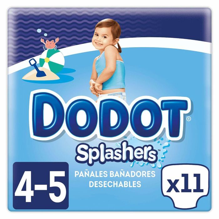 Dodot Splashers Bañador Desechable Talla 4-5 (9-15 kg) 11 Unidades 3 Dodot Splashers Bañador Desechable Talla 4-5 (9-15 kg) 11 Unidades 3