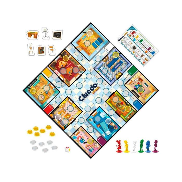 Hasbro Games F6419 Cluedo Junior Juego de Misterio en Lituano 1