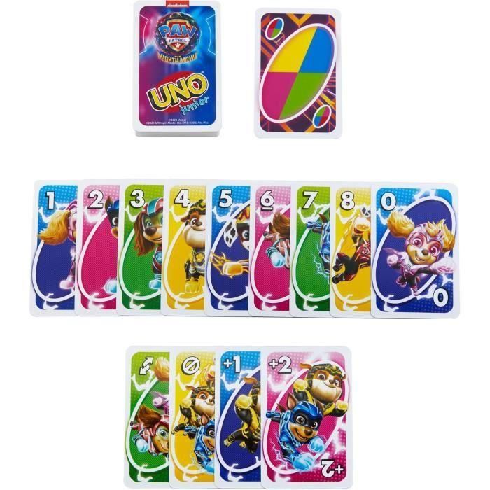 Mattel Games HPY62 - Juego de Cartas UNO: Edición La Patrulla Canina La Película - Juego Familiar para Niños 1 Mattel Games HPY62 - Juego de Cartas UNO: Edición La Patrulla Canina La Película - Juego Familiar para Niños 1