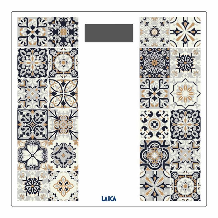 Báscula Digital de Baño LAICA Marrón Cristal Templado 180 kg 2