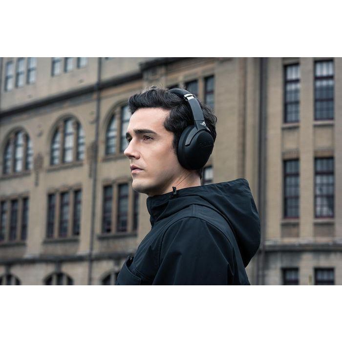 Asus ROG Strix Go BT Auriculares Gaming con Cancelación Ruido Activa ANC, Bluetooth, Virtual 7.1, Micro AI, aptX Adaptive, Negro 18