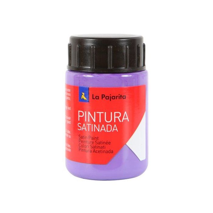 La Pajarita Témpera Escolar Satinada Violeta 35 mL - L-13, Ideal para Manualidades y Proyectos Infantiles