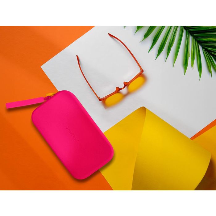 Estuche Portatodo Antartik Tropical Dive Silicona Soft Rectangular 190x120x25 mm Rosa Fucsia 8