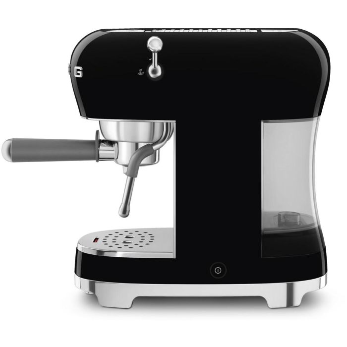 Smeg ECF02BLEU Cafetera con Diseño Estilo Retro Años 50, Color Negro 1