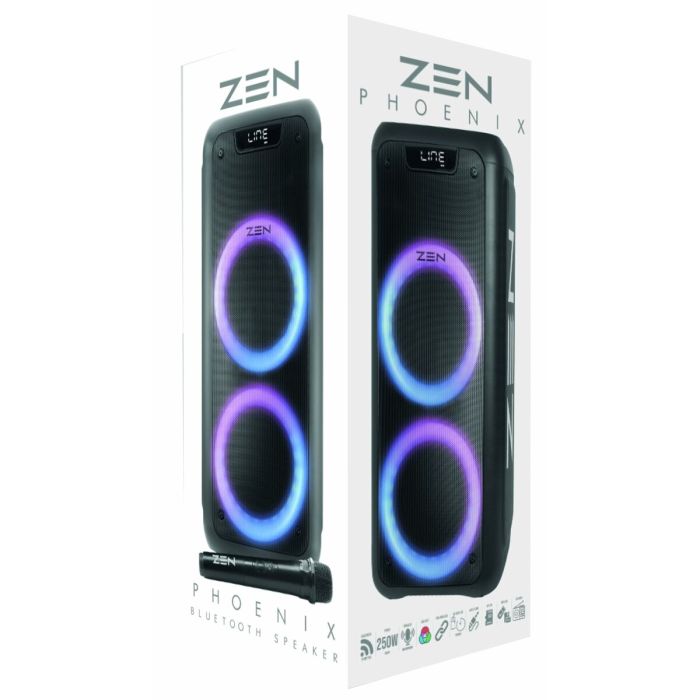Altavoz Bluetooth Portátil ZEN PHOENIX Negro 350 W 7