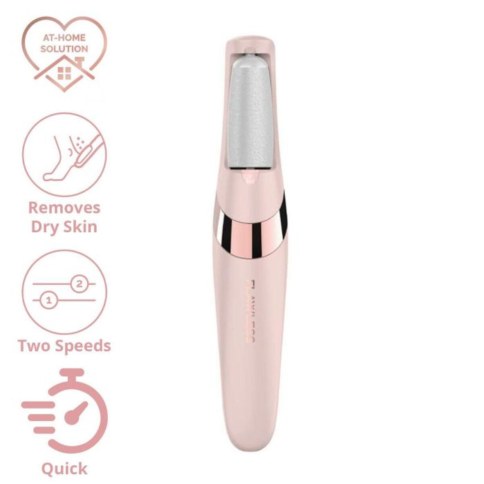 Finishing Touch Flawless Pedi FLA5010724544389 Escofina Eléctrica Recargable para Pies, Removedor de Callos para Pedicura en Casa 1