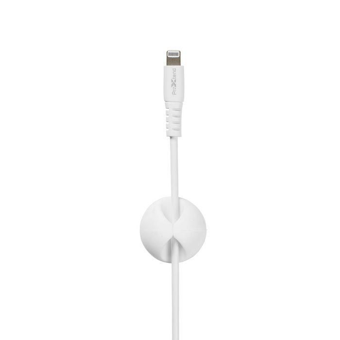 ProXtend Adhesive Cable Organizer White 5pcs 1 ProXtend Adhesive Cable Organizer White 5pcs 1
