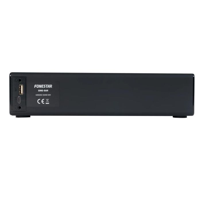 Fonestar sistem Sing - Bar Barra de Sonido Portátil Bluetooth USB Karaoke 30W con 2 Micrófonos Inalámbricos UHF Negro 1