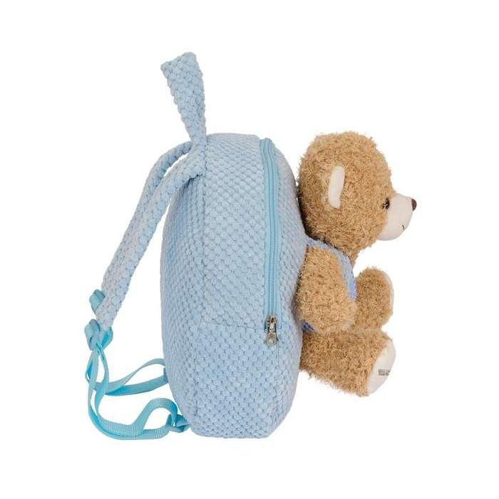 Mochila Safta Preescolar Osito Extraible Azul 75x230x270 mm 3 Mochila Safta Preescolar Osito Extraible Azul 75x230x270 mm 3